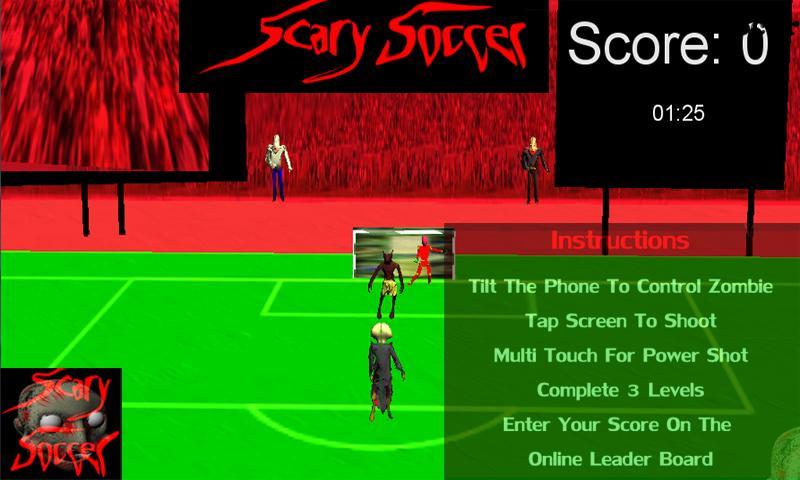 Zombies Scary Soccer Football