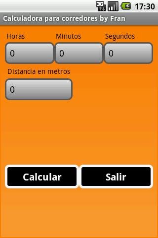 Runners Calculator