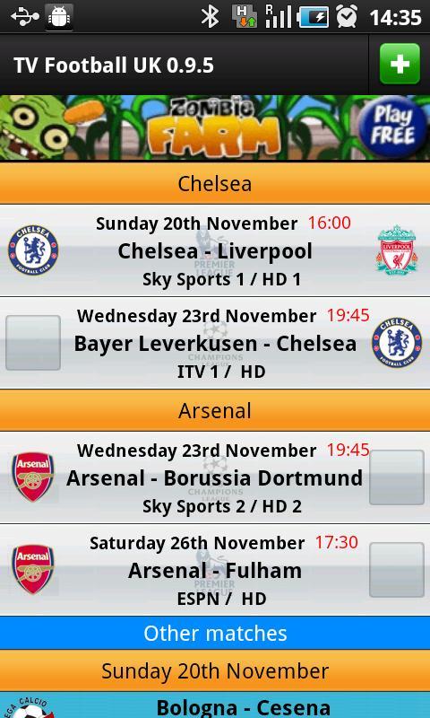 TV Football UK