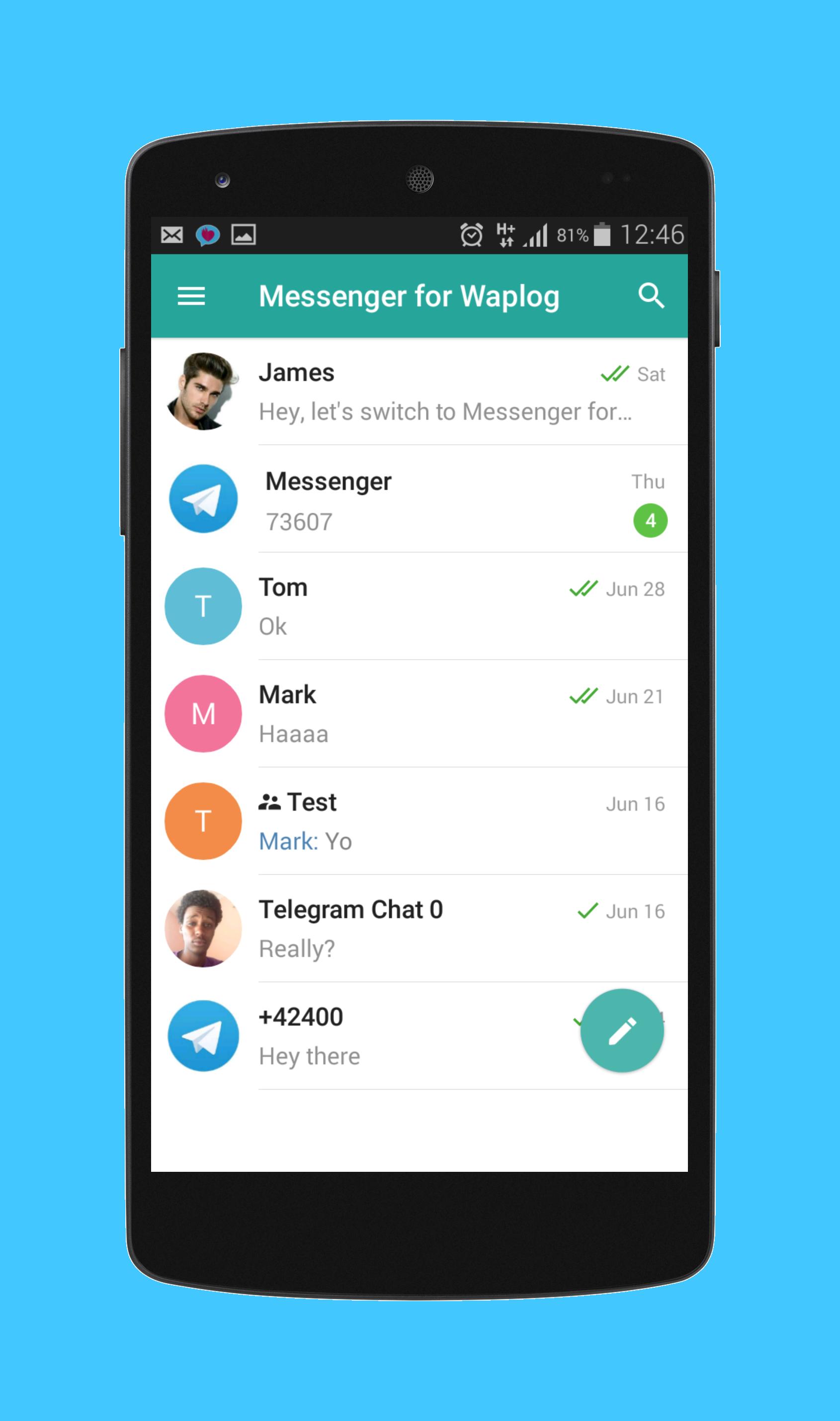 Messenger for Waplog