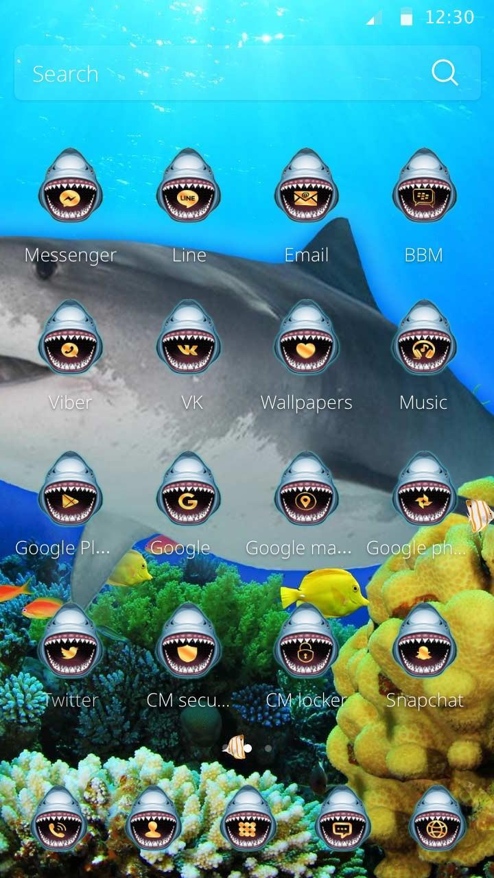 Crazy Shark Theme