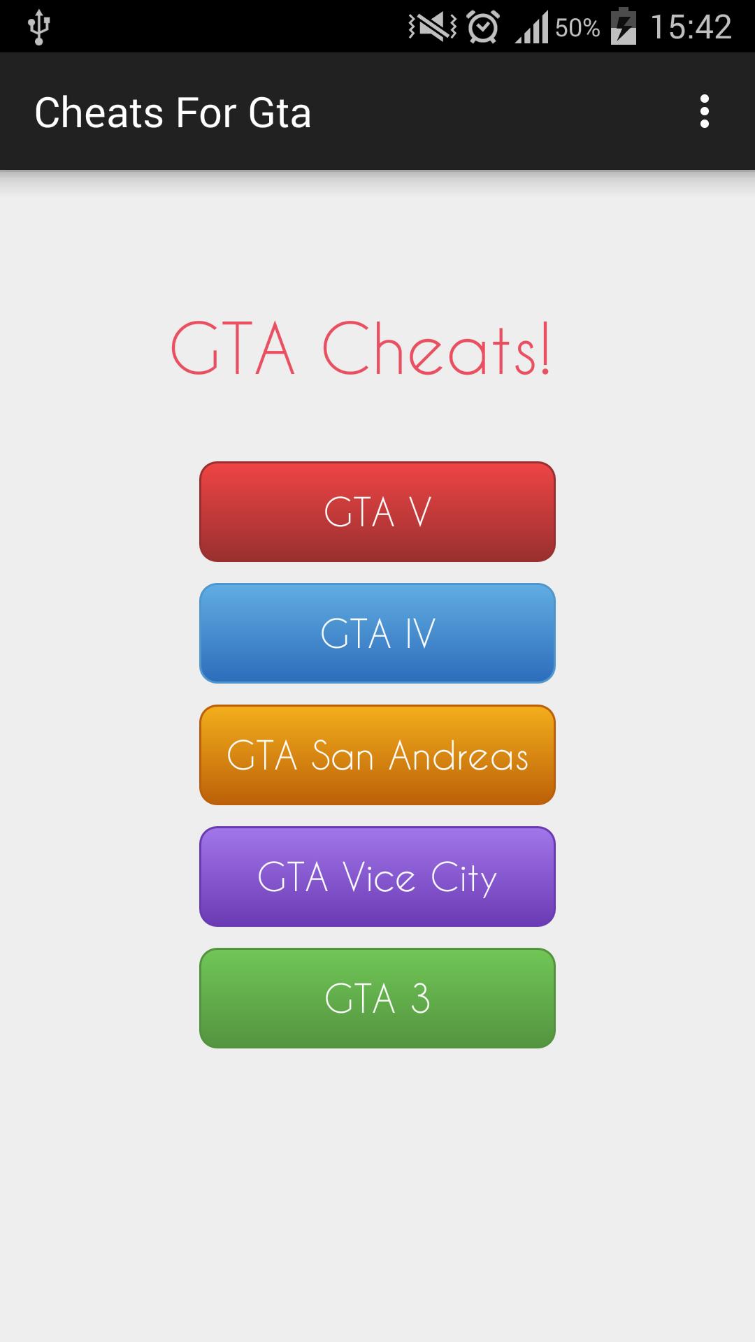 Cheats For GTA Series