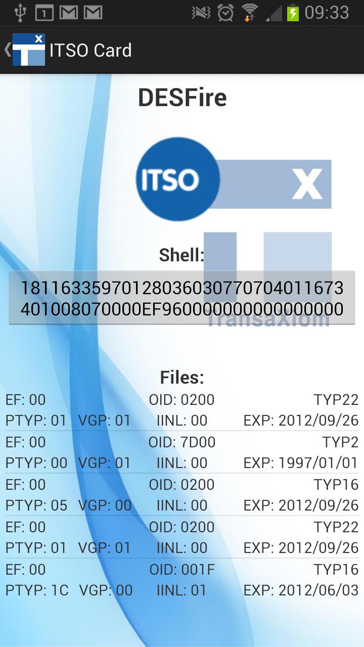 NFC OMNICard Reader