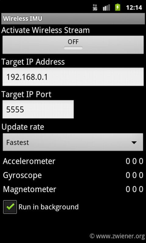 Wireless IMU