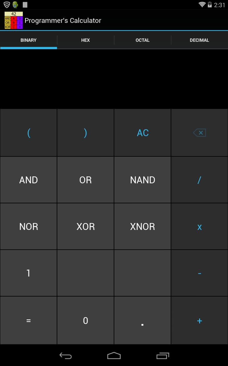 Programmer's Calculator