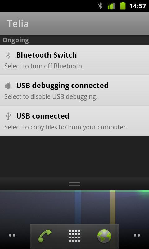 Bluetooth Status Bar Switch