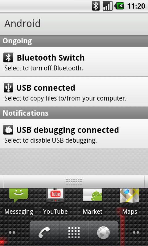 Bluetooth Status Bar Switch