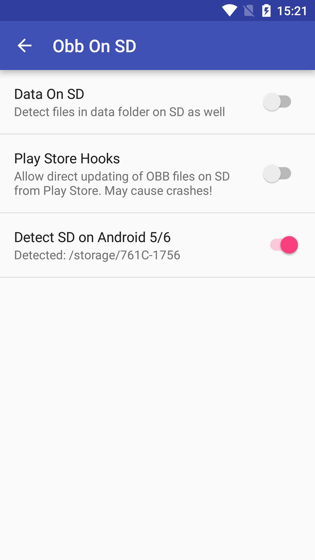 Obb on SD (Xposed)