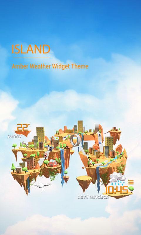 3D Real-time Weather of Island