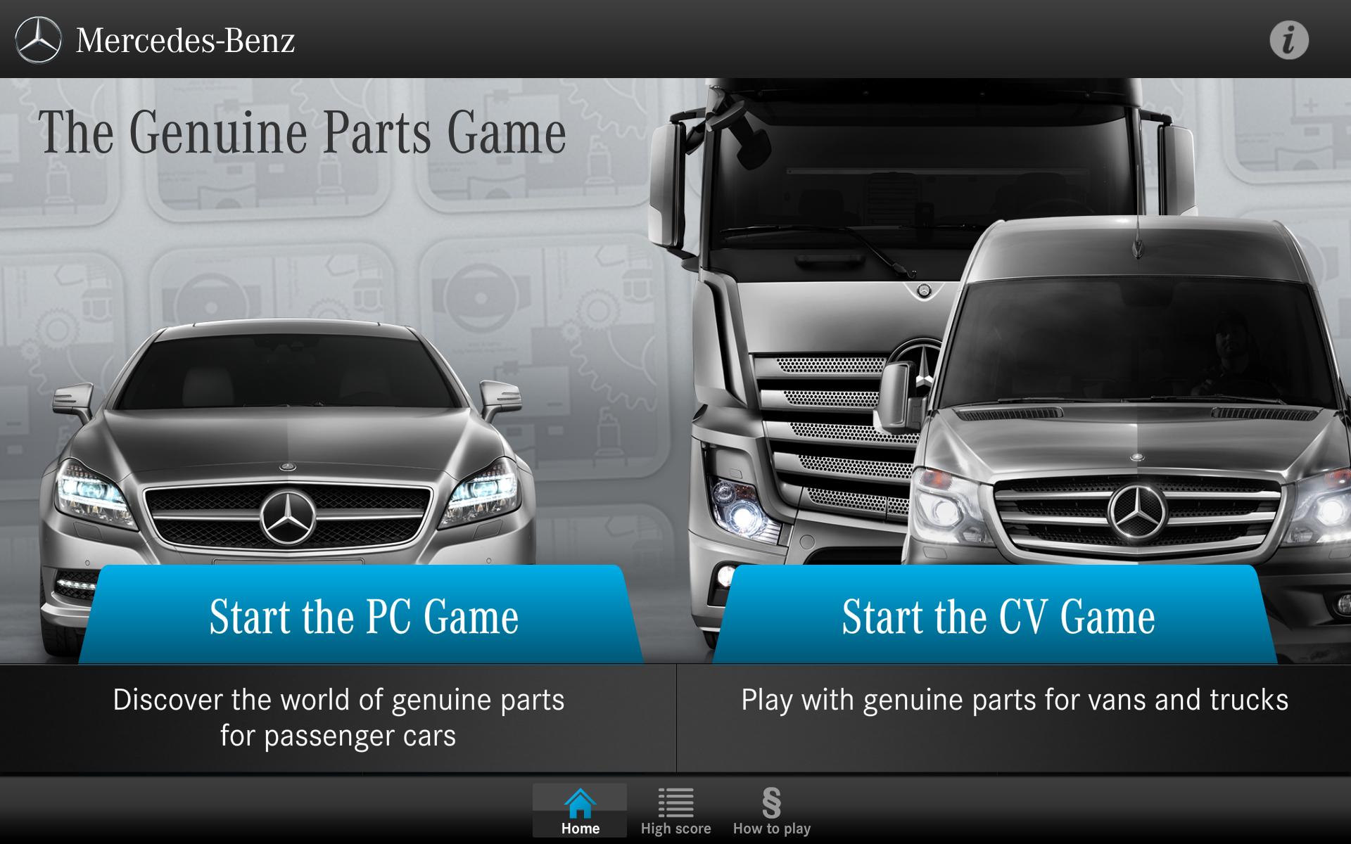 Mercedes-Benz Parts Game