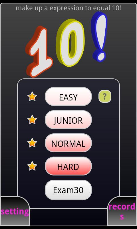 10! - Arithmetic Puzzle Game -