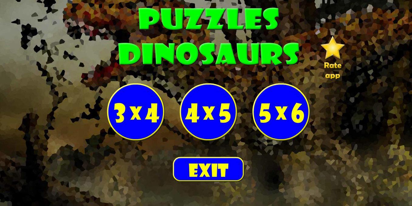 Puzzles: Dinosaurs