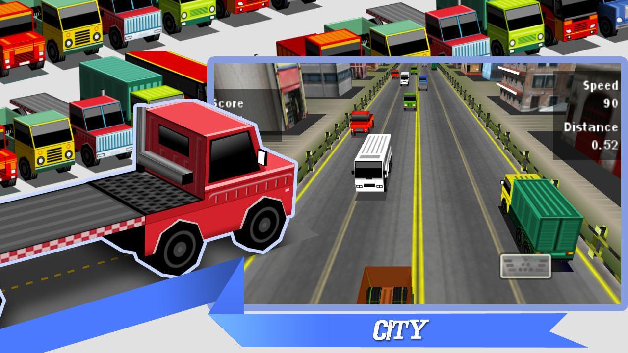 Truck Traffic Racing3D