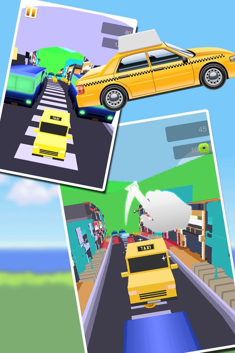 Rocky Road Taxi Dash 3D