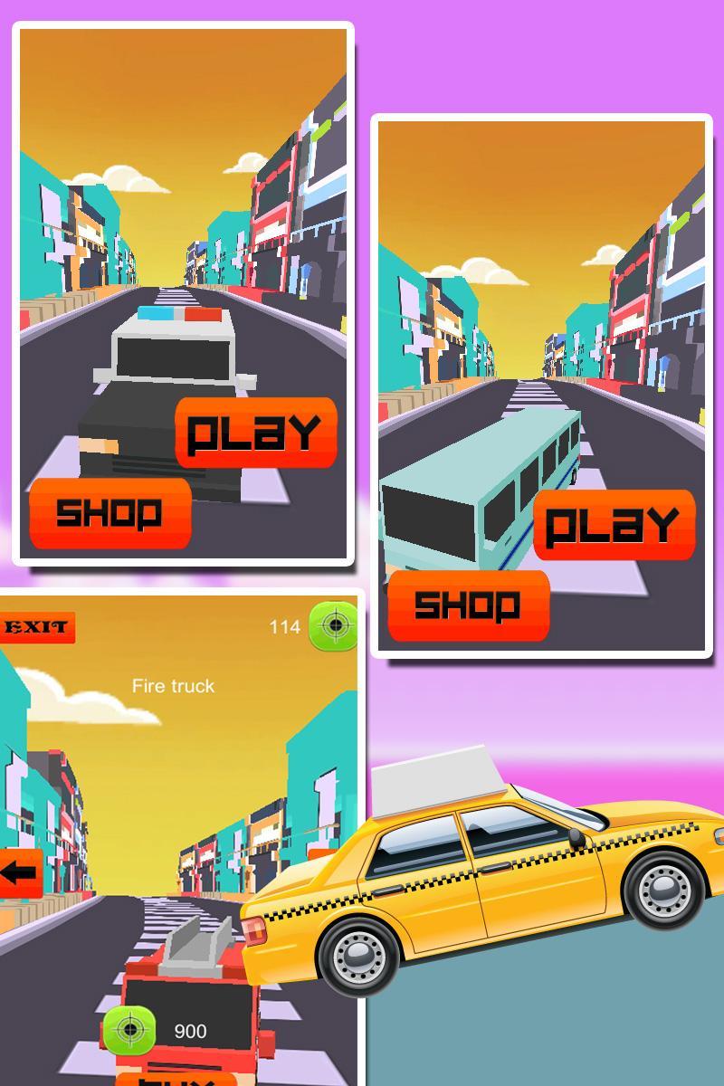 Rocky Road Taxi Dash 3D