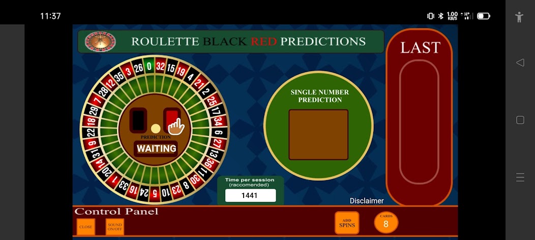 Roulette Black Red Calculator