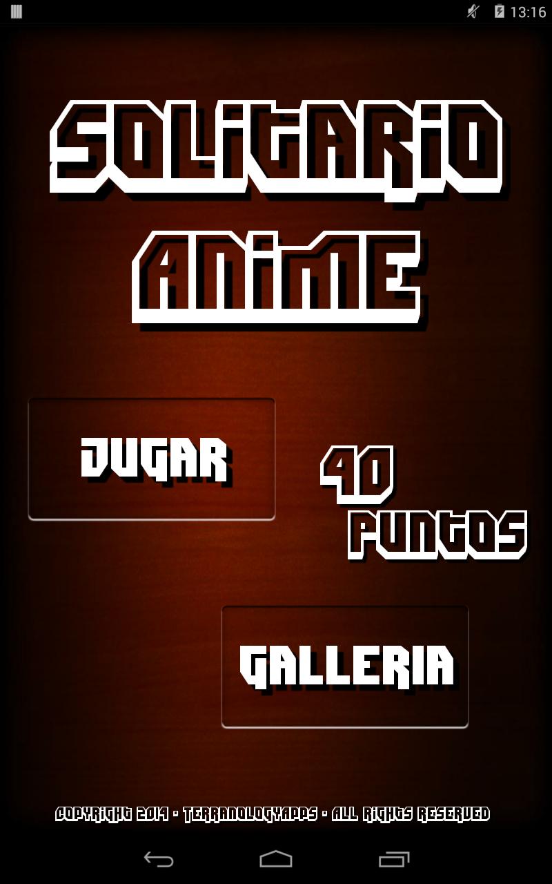 Solitario Anime