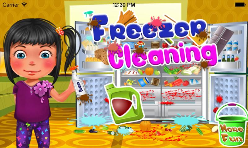 Freezer cleaning girls games