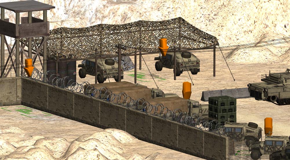 Military Truck Parking 3D