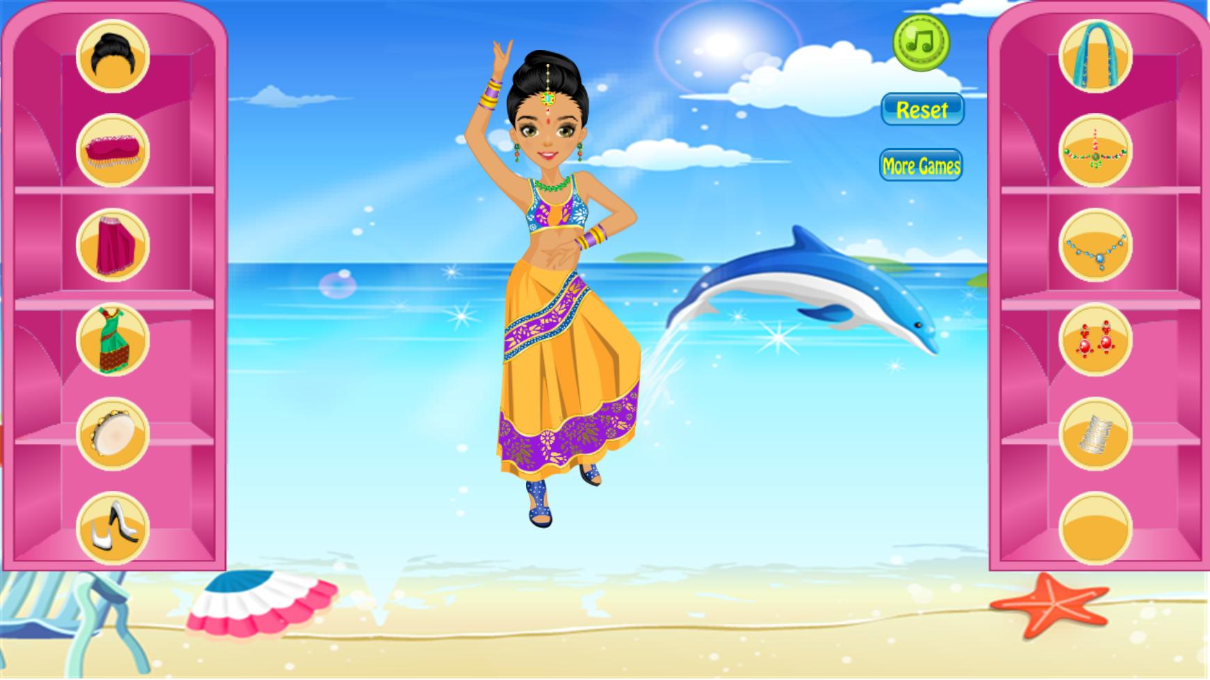 indian fashion dress up game