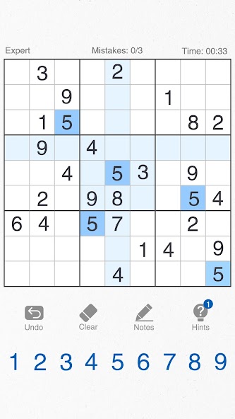 Sudoku-Classic Brain Puzzle