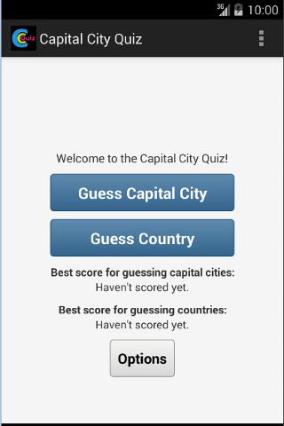 Capital City Quiz