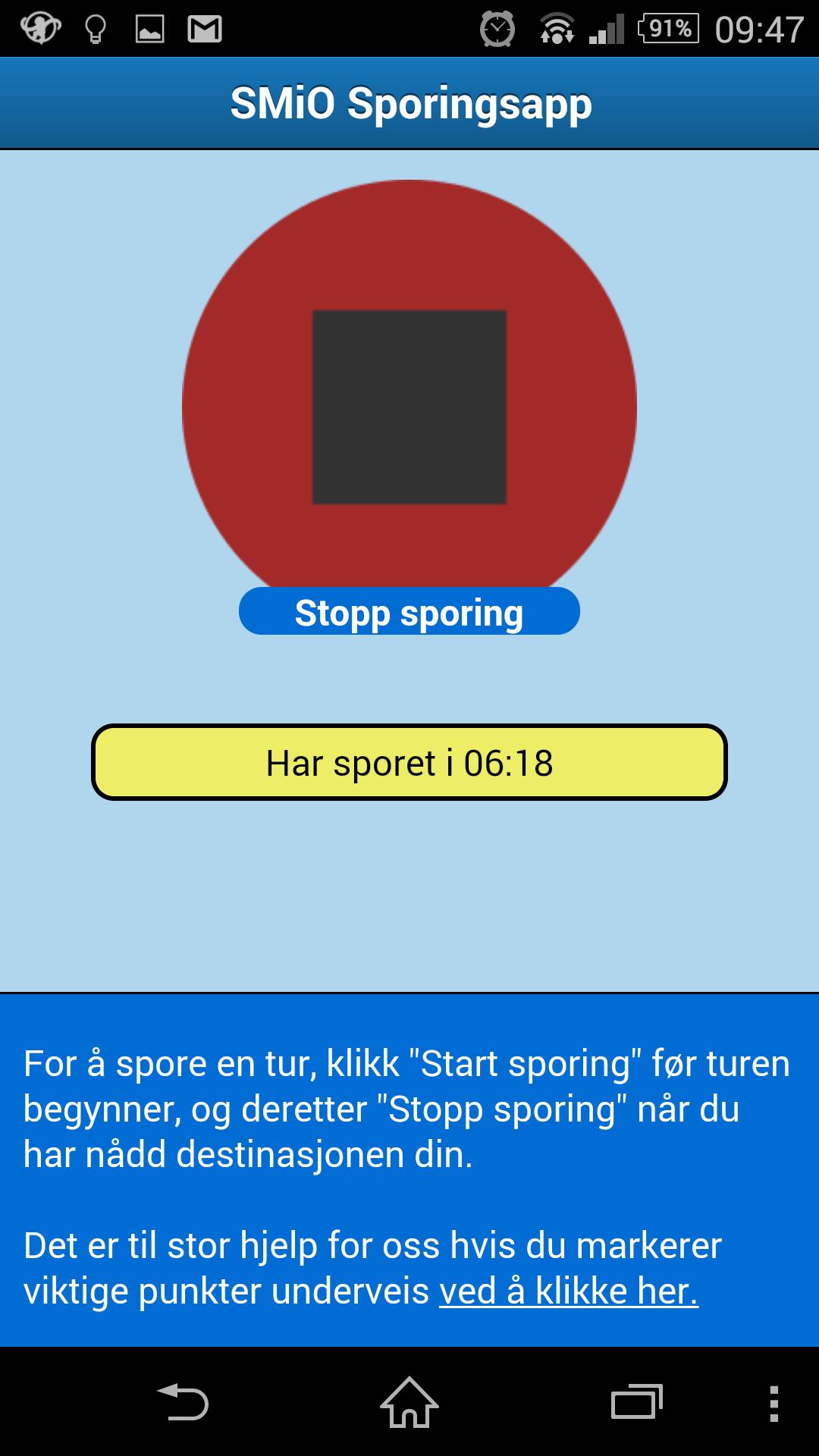 SMiO Sporingsapp