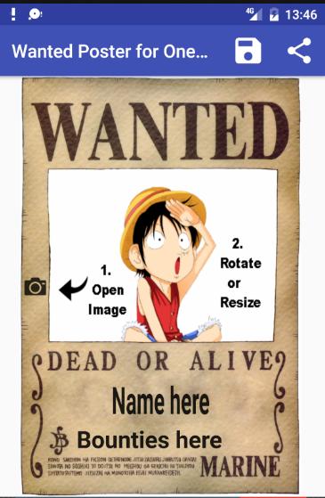 Wanted Poster Maker for OP