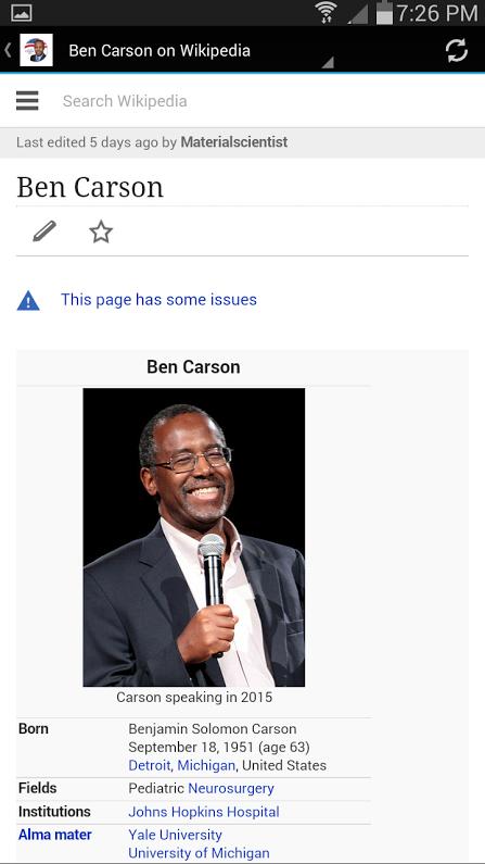 Ben Carson for President 2016