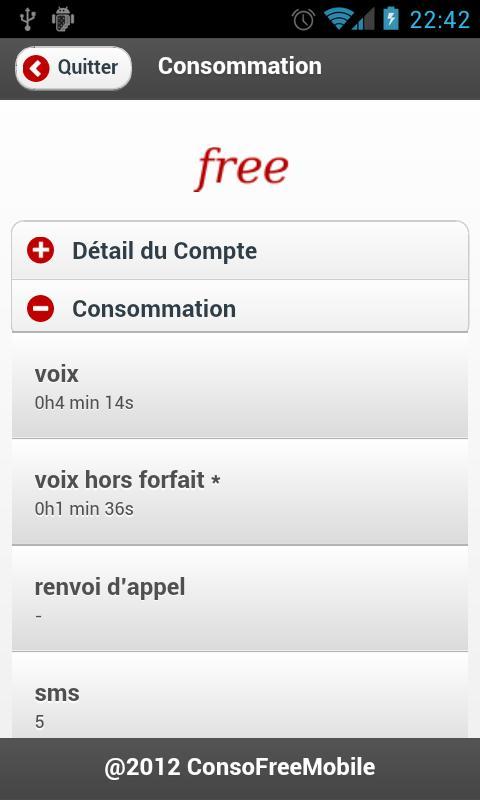 Suivi Conso Free Mobile