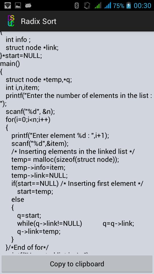 Data Structure programs