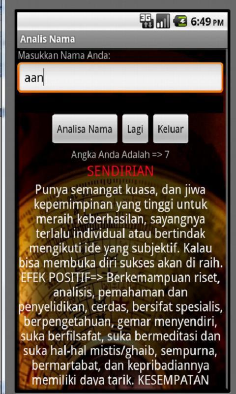 Analis Nama