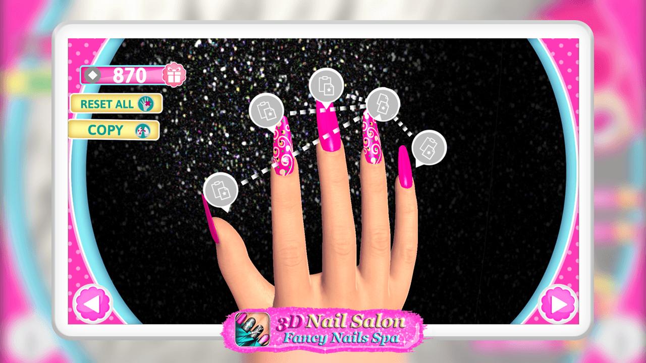 3D Nail Salon: Fancy Nails Spa