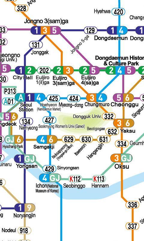 Seoul Metro Map