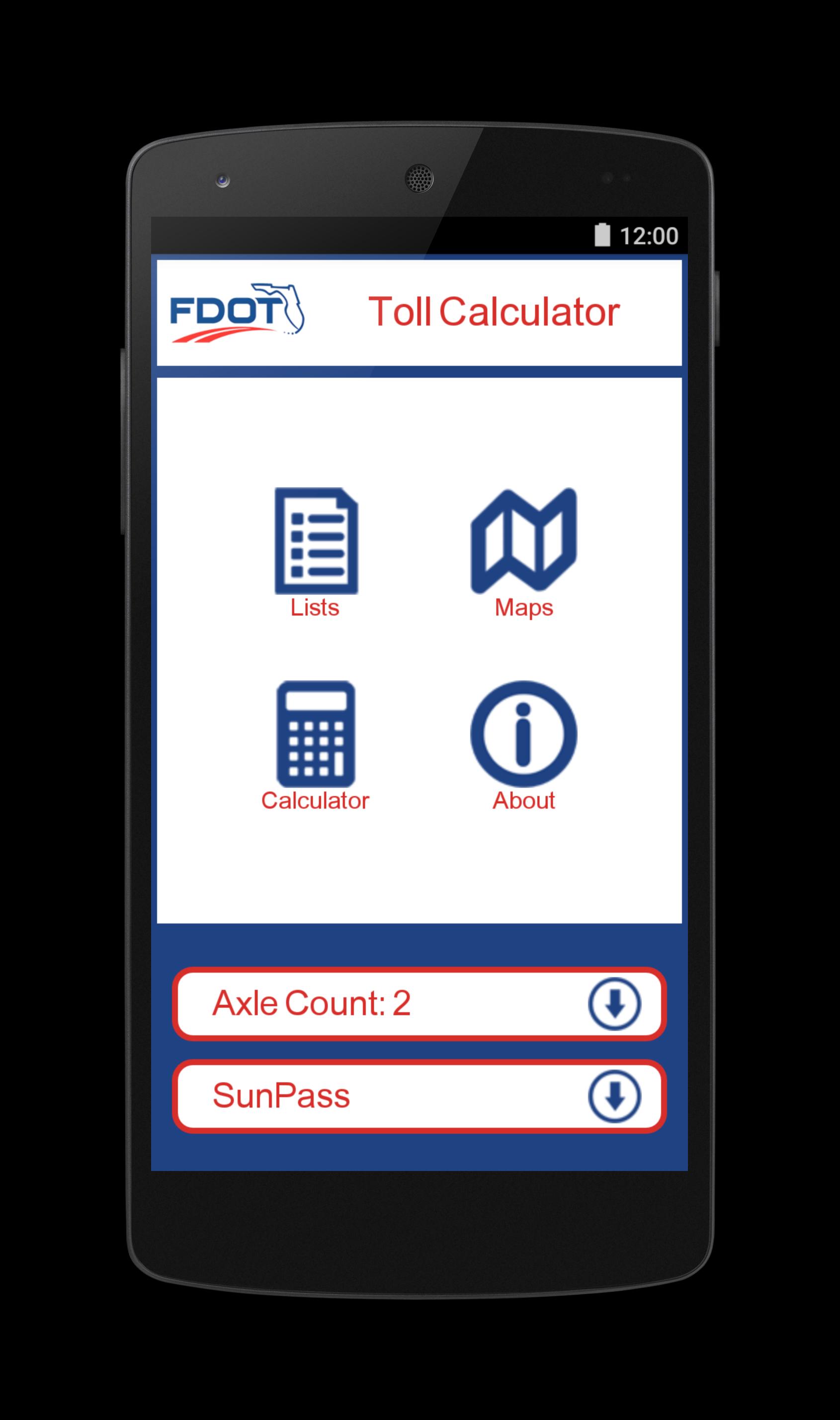 FDOT Toll Calculator