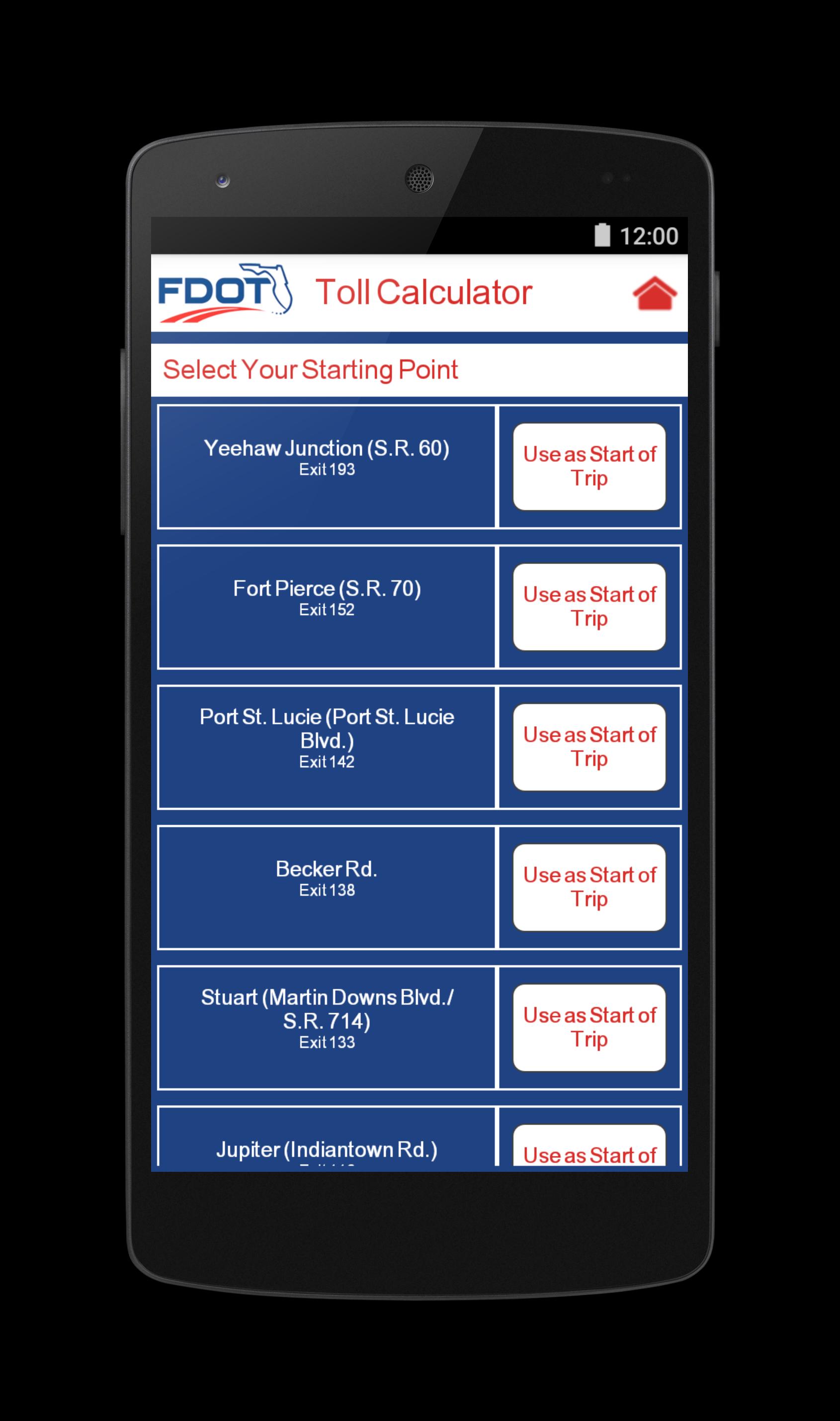 FDOT Toll Calculator