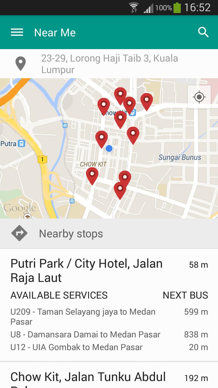 Malaysian Bus Tracker