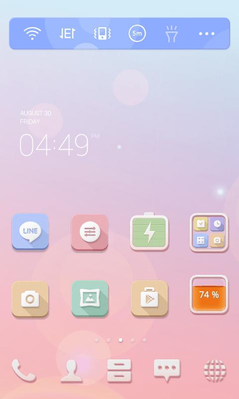 Simple Pastel Sky Dodol Theme