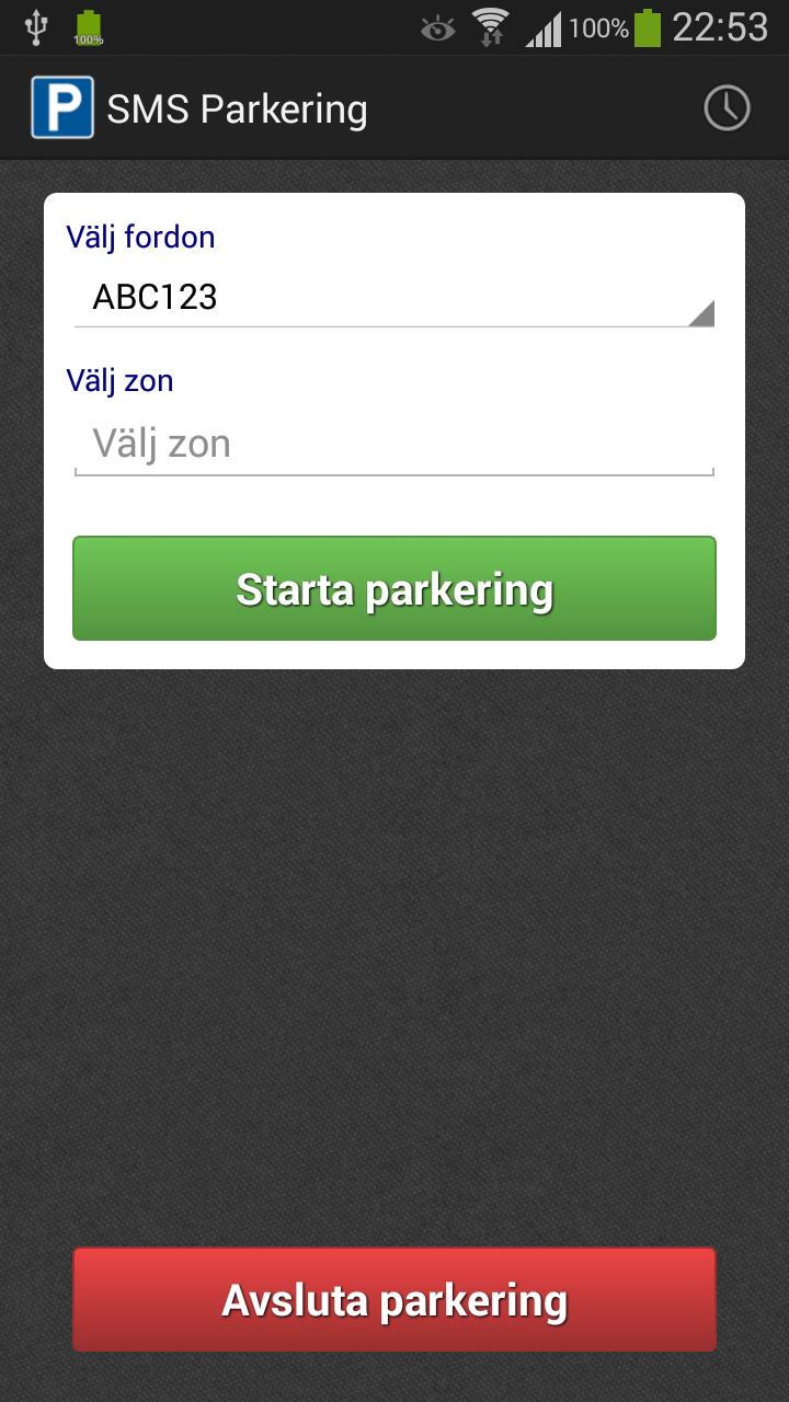 SMS Parkering