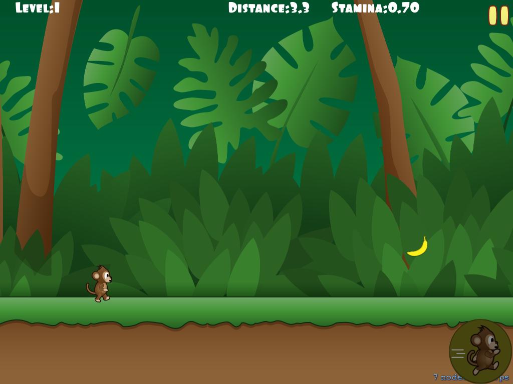 Monkey Run Marathon Game