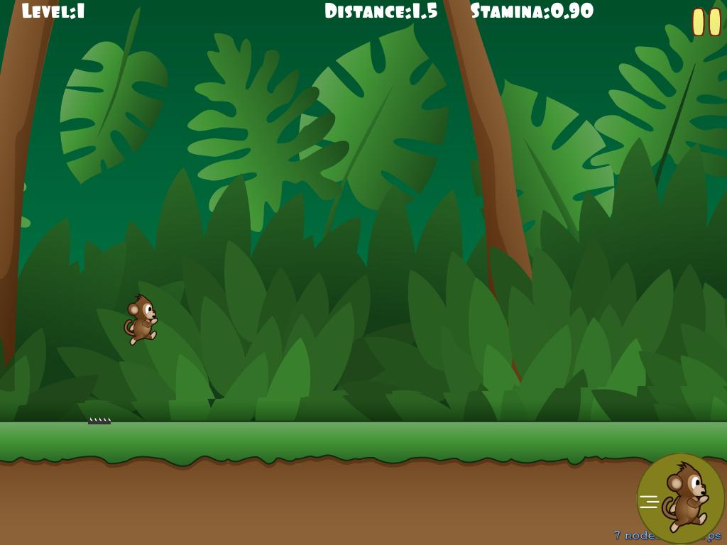 Monkey Run Marathon Game