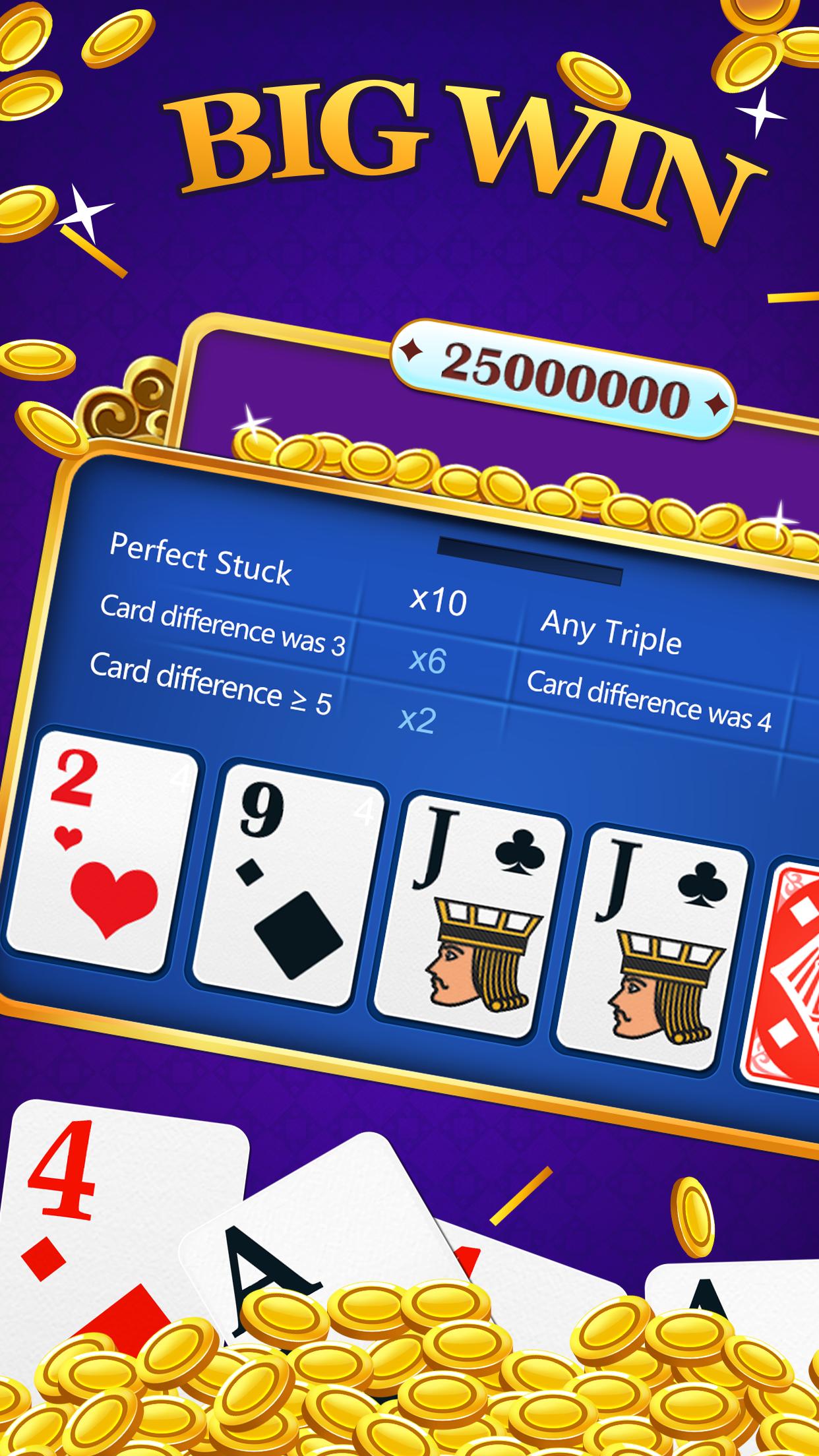 Chin Stuck - Free 3 Card Poker