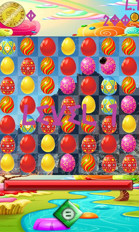 Candy Easter Eggs Star