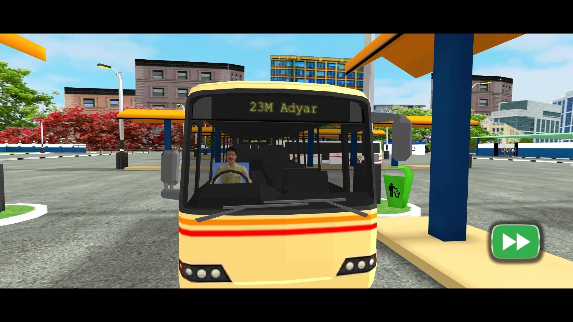 Chennai Bus Parking 3D