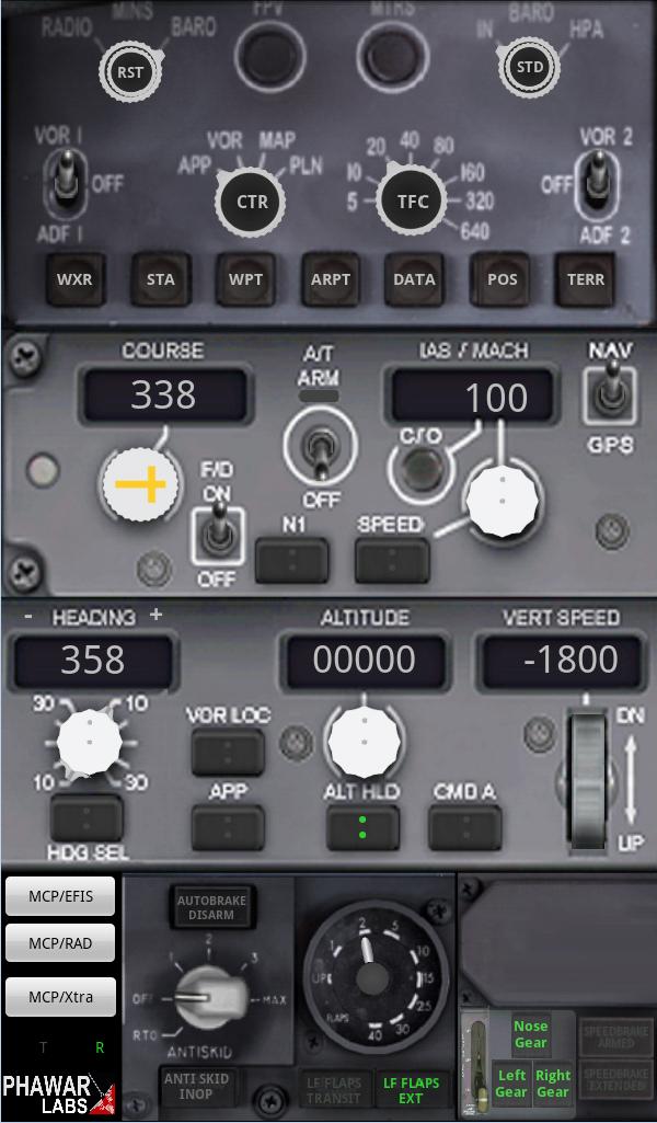 PWB737 MCP EFIS RADIO MSFS 202