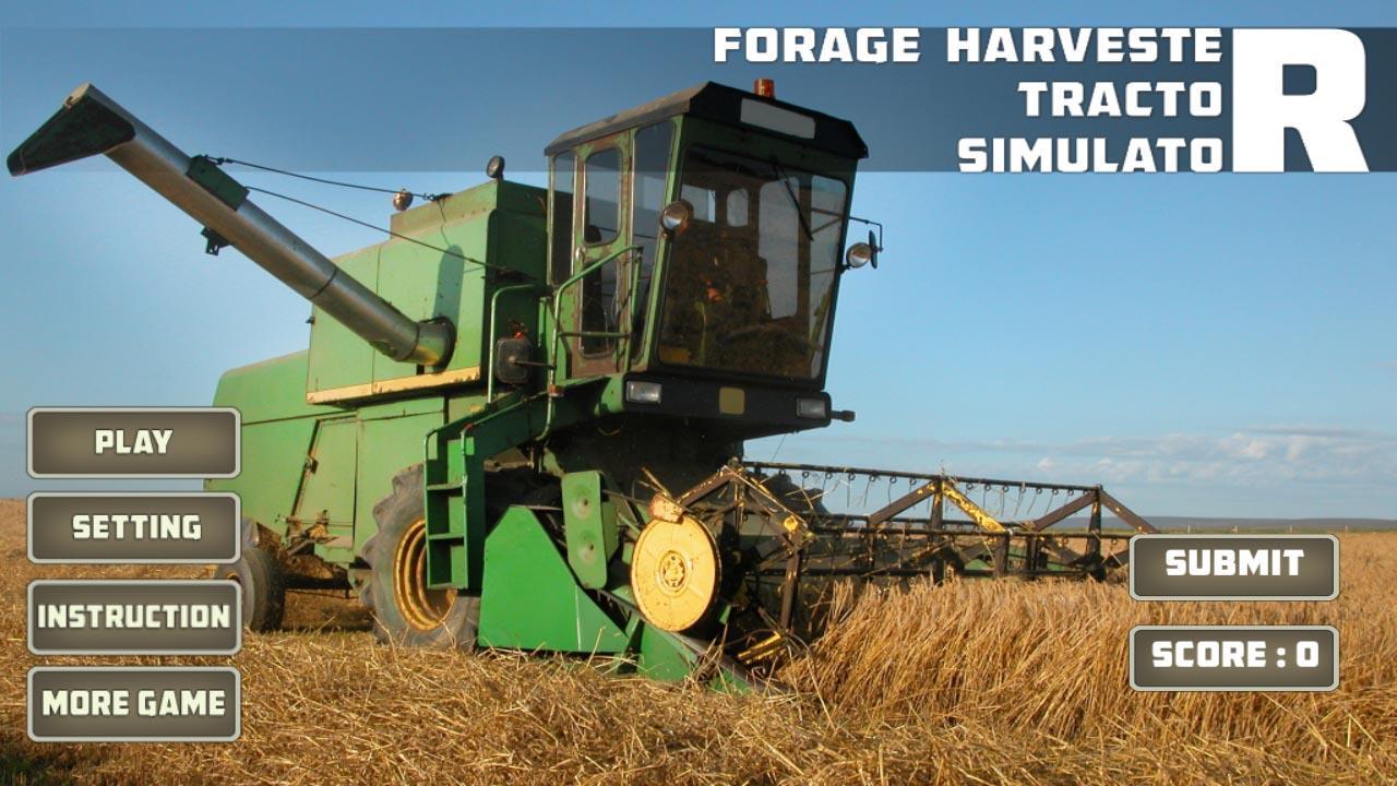 Forage Harvester Tractor Sim