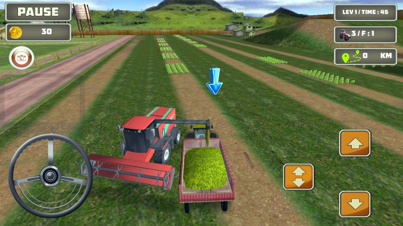 Forage Harvester Tractor Sim