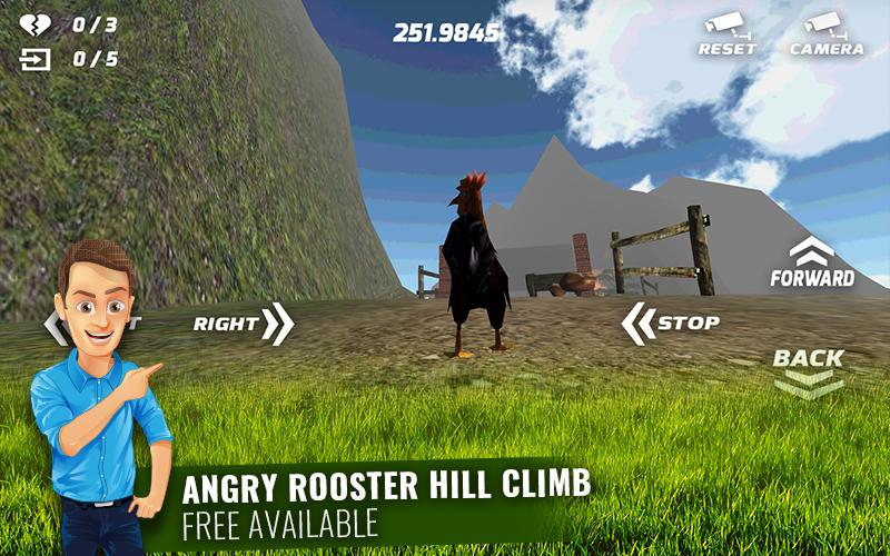 angry rooster simulation