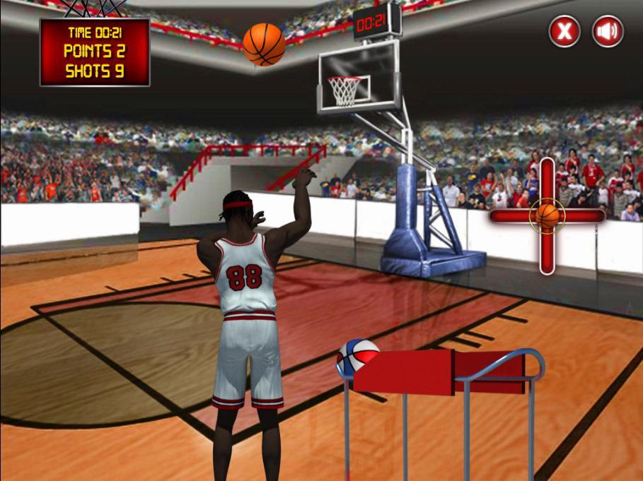 Basketball three-pointer