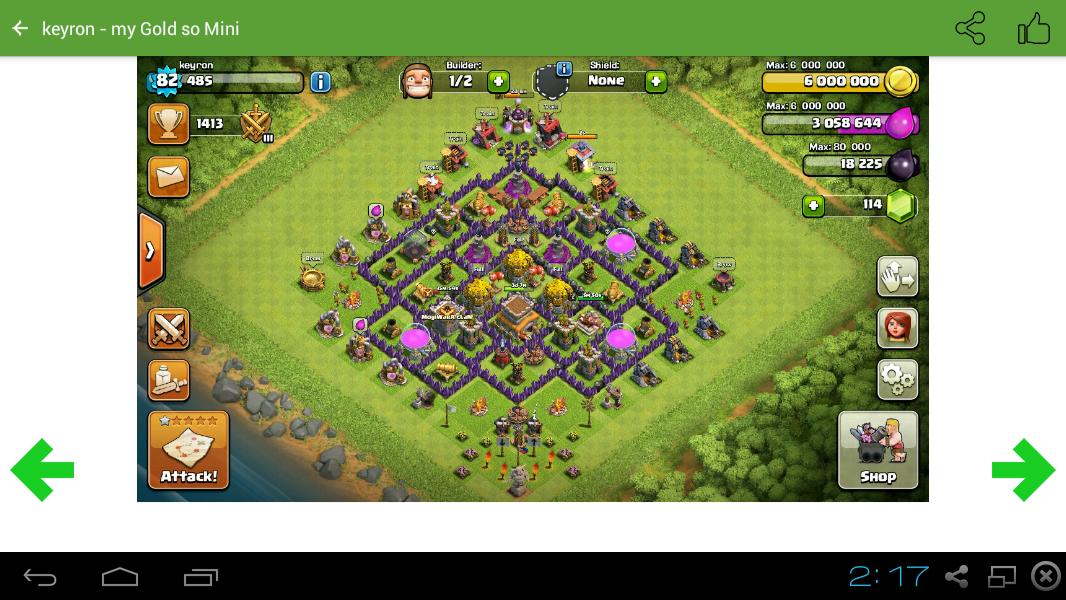 Bases for Clash of Clans 2016